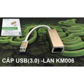 KING-MASTER CÁP USB 3.0 TO LAN  KM006