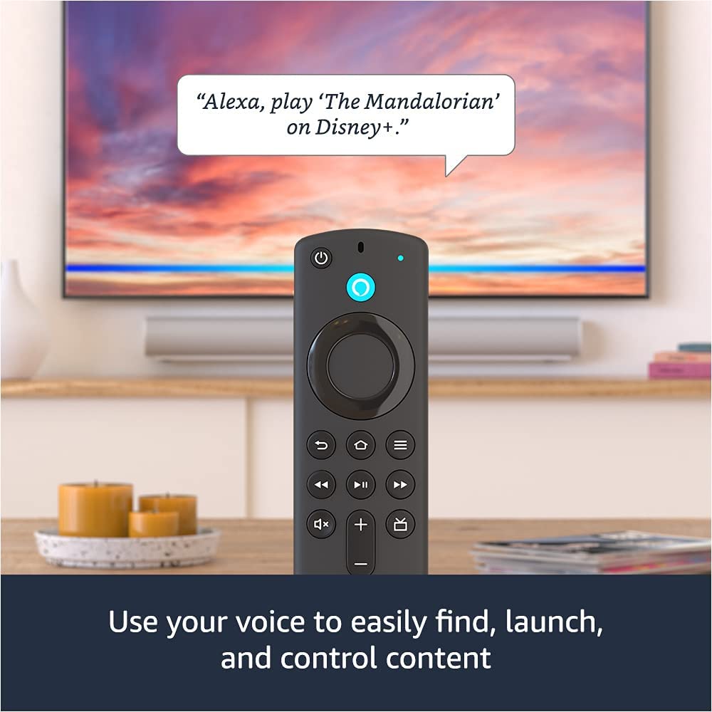 Fire TV Stick HD (phiên bản mới nhất) Thiết bị trình chiếu TV của Amazon có trợ lý ảo Alexa với remote kèm theo