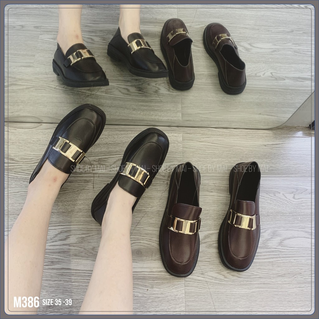 Giày Moca da mềm phong cách cho nữ M386 SHOEBYMAI