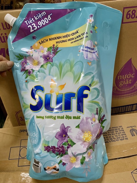 Nước giặt Surf hương sương mai dịu mát 3,5kg