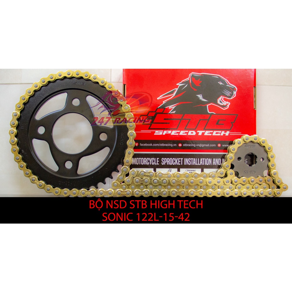 Nhông Sên Đĩa STB 9ly cho SONIC, WINNER, WINNER X, RAIDER FI, EXCITER 135, EXCITER 150 SÊN VÀNG Hàng Cao Cấp