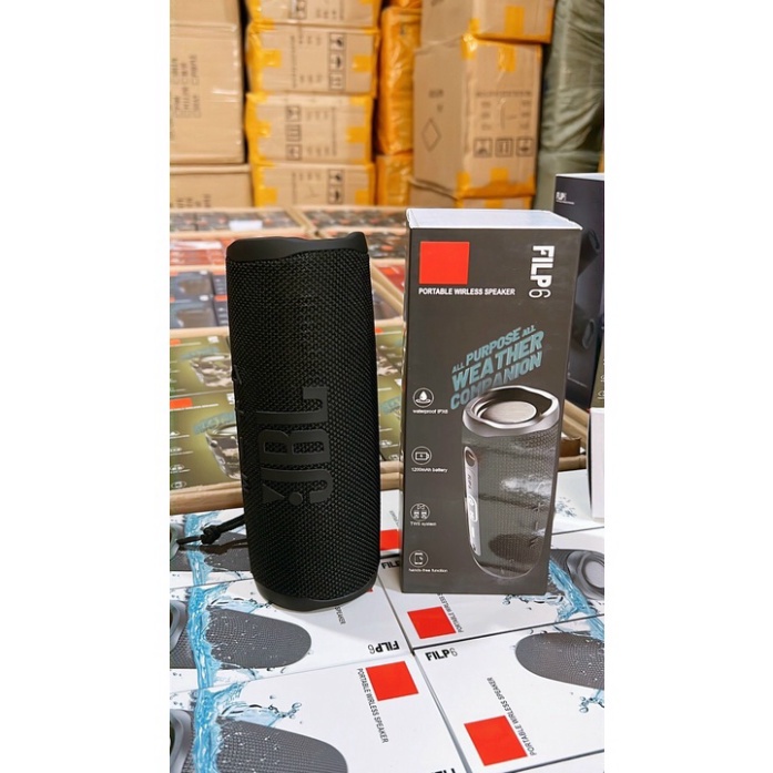 Loa Bluetooth Flip 6 Mẫu Mới Nhất - Loa Bass Mạnh Sâu, Treble Rời - Bảo hành 12 tháng Hihashop01