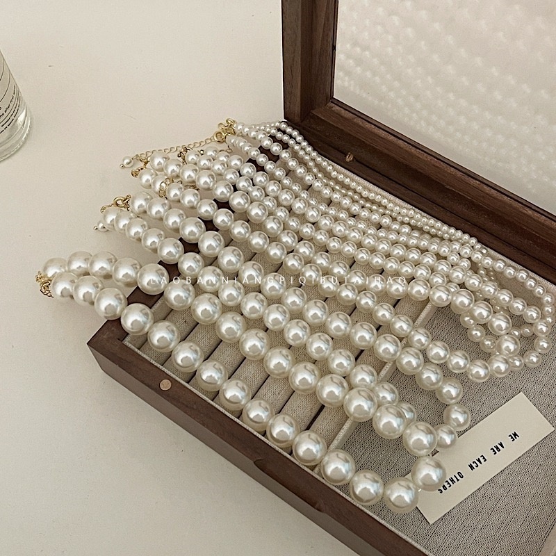 Vòng cổ Ngọc Trai Phong Cách Hàn Quốc Thời Trang Cao Cấp