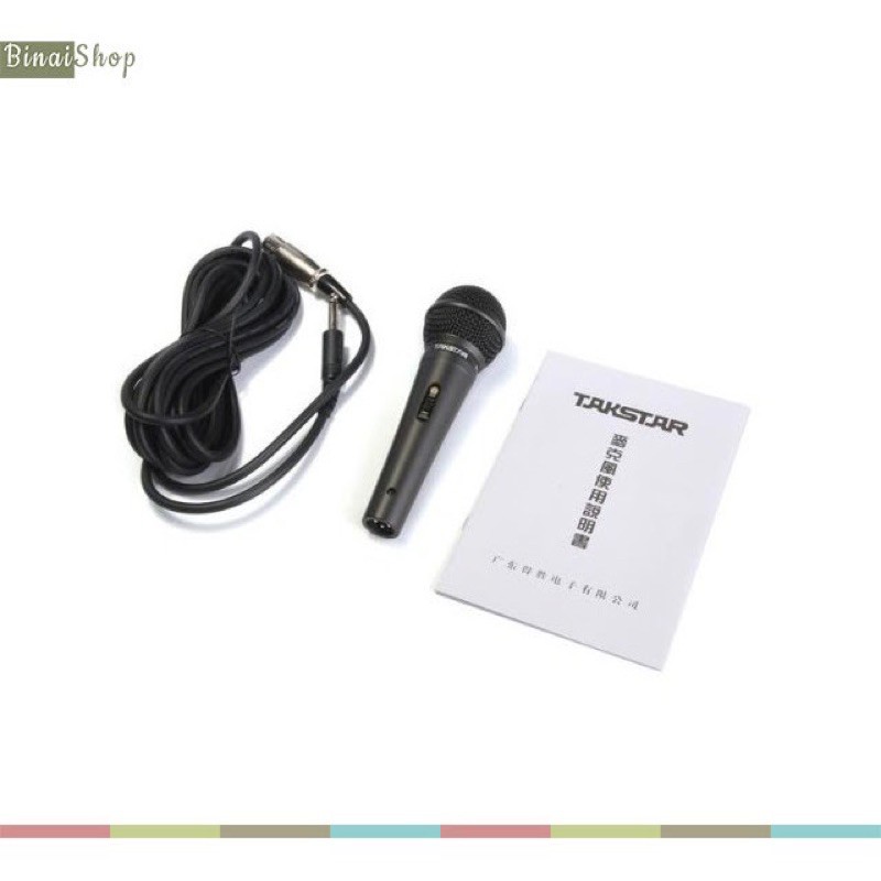 [Mã ELHACE giảm 4% đơn 300K] Mic Hát karaoke Gia đình Kiêm Thu Âm Livestream Takstar PRO-38 chính hãng bảo hành 1 nă