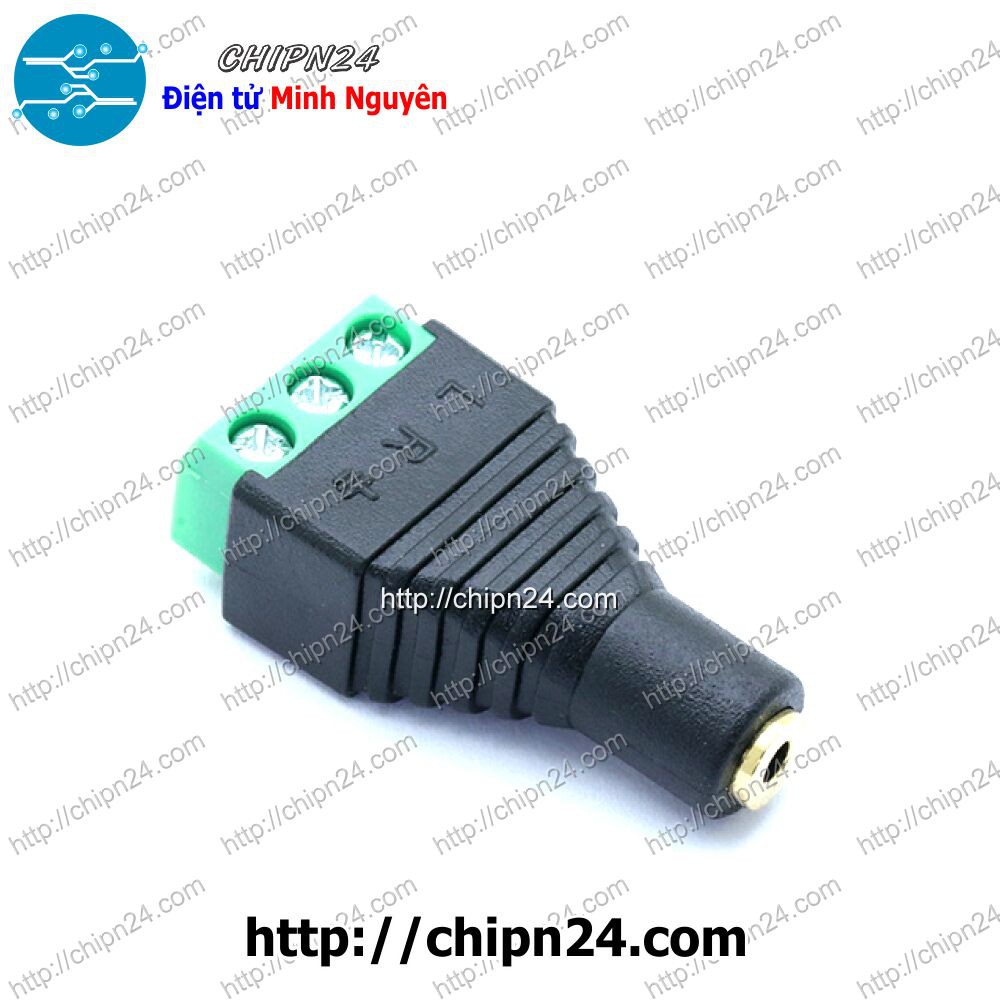 [1 CÁI] Jack chuyển Audio 2.5mm ra Domino 3 chân CÁI