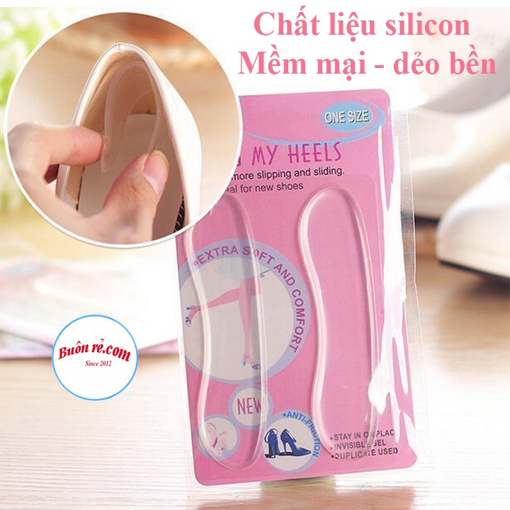 Miếng lót gót giày silicon chống đau chân, chống trầy xước 00064 _ Buonrecom