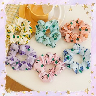 🥕Scrunchies chun cột tóc hình củ cà rốt