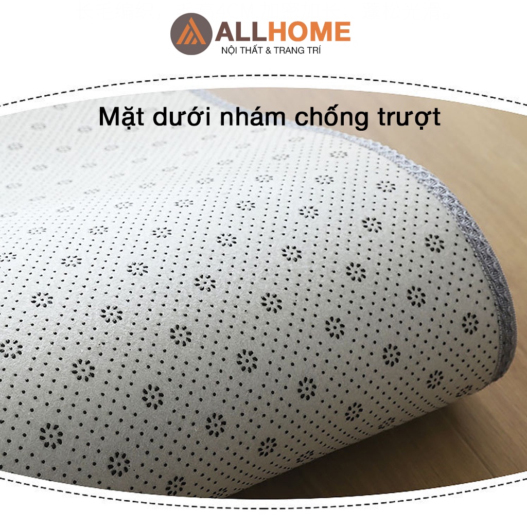 Thảm Lông Loang Trải Sàn AllHome Trang Trí Phòng Khách Phòng Ngủ Decor Chụp Ảnh, Thảm Dày Đẹp Kích Thước 1.6x2m