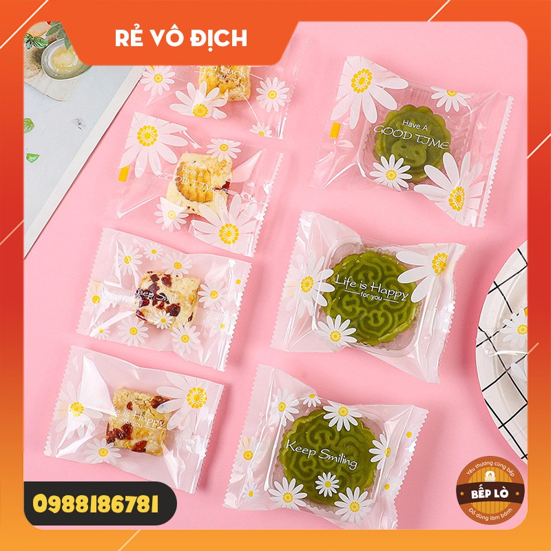 Túi bánh Trung Thu Hoa Cúc Trắng (15gr | 50gr | 75gr | 100gr) SIÊU ĐẸP - HÀNG MỚI VỀ