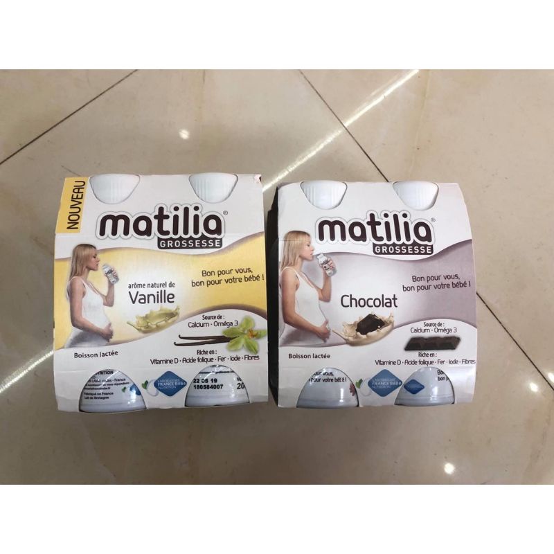 SỮA BẦU MATILIA PHÁP DATE T11/2023