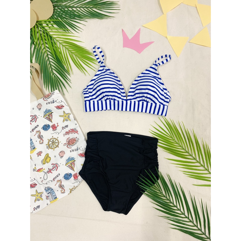 Đồ bơi - Bikini xuất khẩu - Freesize dưới 55kg- EMS07.3