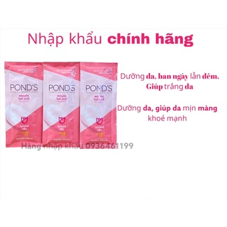 Combo 1 hộp 6 gói Kem dưỡng trắng da Ponds 6g Thái Lan