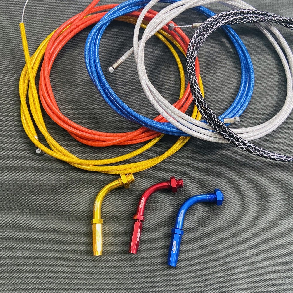 DÂY GA XE MÁY THÁI VÀ ÓNG GA NHÔM GẮN CÙM GA (NHIỀU MÀU LỰA CHỌN)