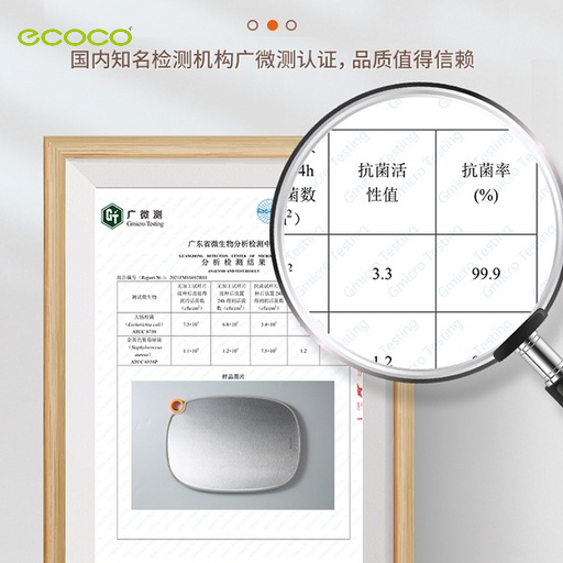 Thớt 2 mặt ECOCO Inox 304, Nhựa PP kháng khuẩn cao cấp chuyên dụng nhà bếp, thái hoa quả, đồ tươi sống đa năng