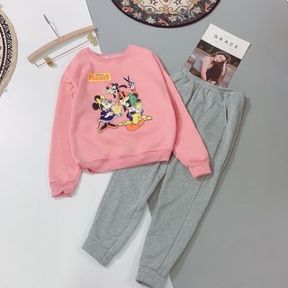Bộ nỉ nữ hồng