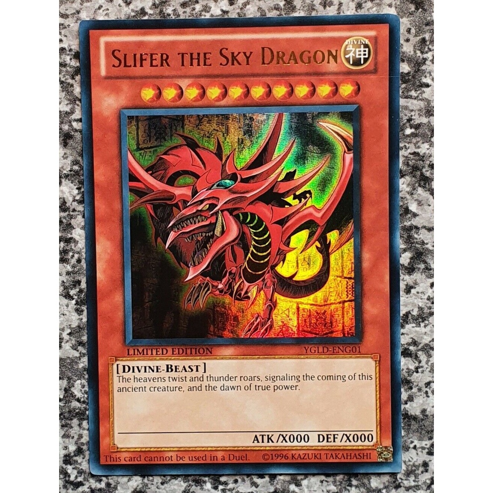 Bài Yugioh - Slifer The Sky Dragon LC01 YGLD LDK2  # Thiên Không Long Osiris