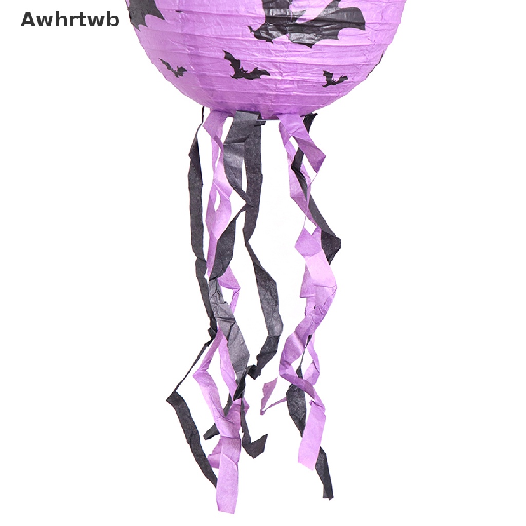 Lồng Đèn Giấy Họa Tiết Đầu Lâu Nhện Dơi Trang Trí Halloween