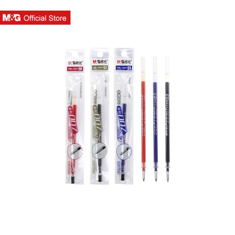 Ruột bút mực gel M&G AGR67001 nhiều màu dùng thay thế