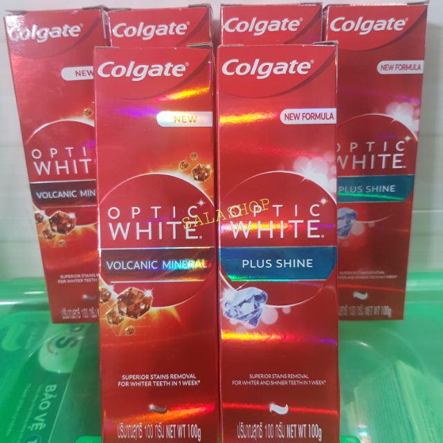 Kem đánh răng Colgate Optic White 100g