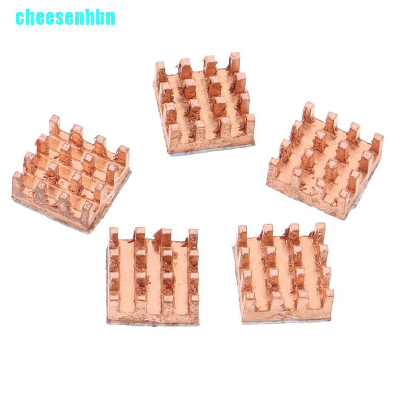 Bộ 5 Thanh Đồng Tản Nhiệt 9x9 X 4mm