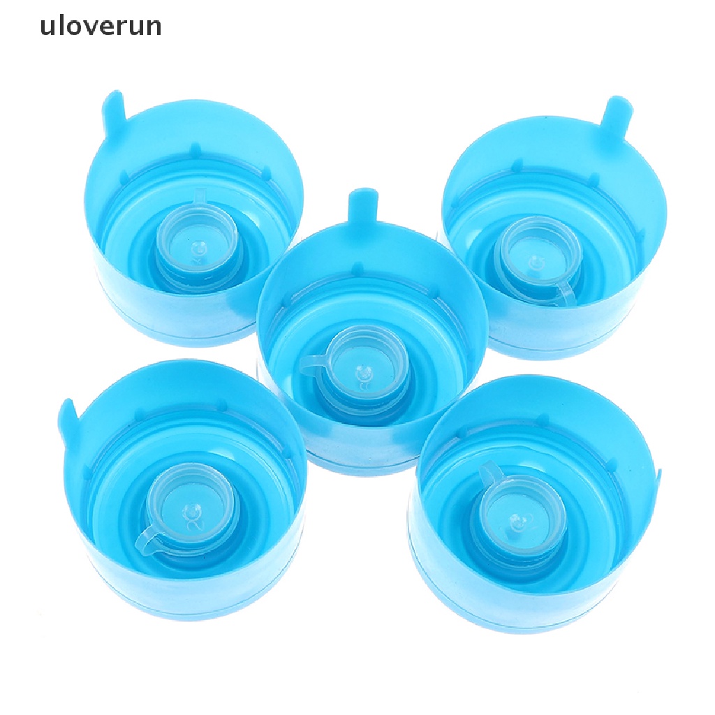 Uloverun Set 5 Nắp Đậy Bình Nước 55mm 3-5 gallon Có Thể Tái Sử Dụng Tiện Lợi