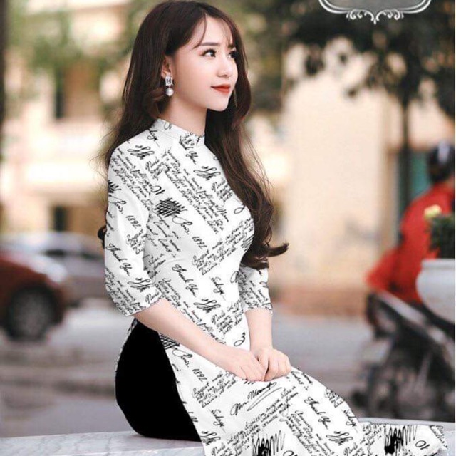 Vải áo dài 3d