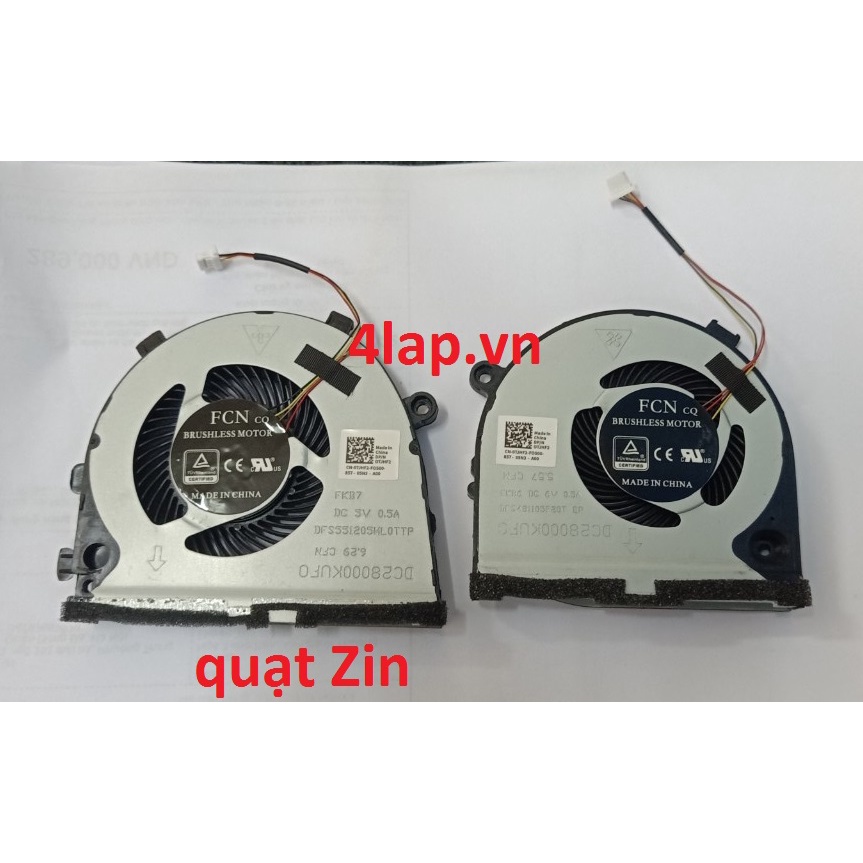Quạt tản nhiệt CPU laptop Dell Gaming G3-3579 3779 G5 15 5587 G3-3771