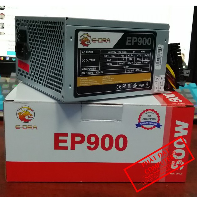 Nguồn máy tính E-DRA EP900 500W