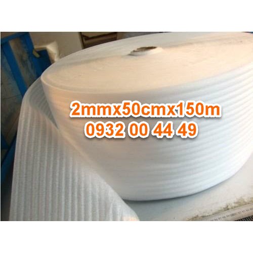 1 Mút Xốp PE Foam Dày 2mm Rộng 105cm Gói Hàng