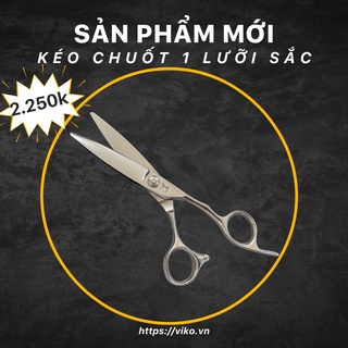 Kéo chuốt tóc Viko Kéo chuốt lưỡi cong một lưỡi sắc CS13M Thép Nhật size 6.0 inches