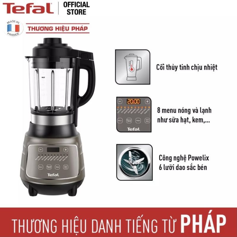 MÁY LÀM SỮA HẠT TEFAL BL967B66 1300W ,BẢO HÀNH 24 THÁNG