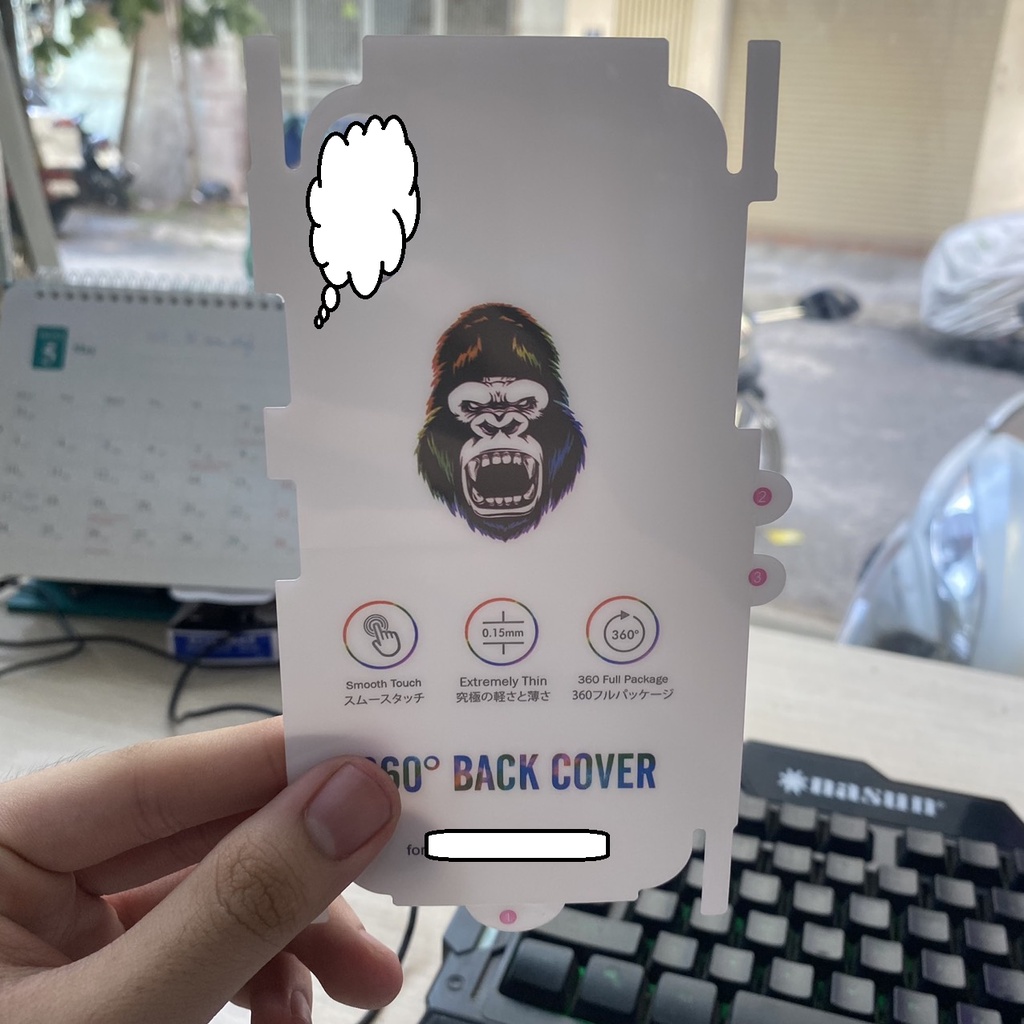 Miếng Dán Skin PPF Trong Suốt và nhám Cho Iphone - Phukiengiacucre