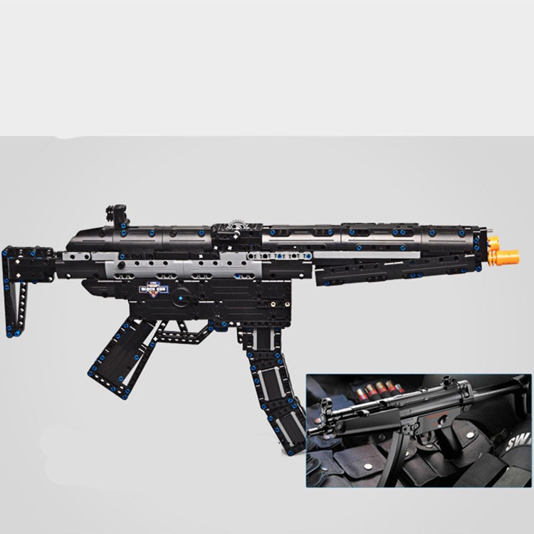 Đồ Chơi Lắp Ghép Kiểu Lego PUBG Free Fire Mô Hình MP5 CaDA Model C81006 với 617 PCS