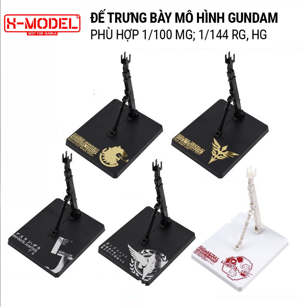 Đế trưng bày nhân vật, mô hình đồ chơi Gundam, X-MODEL XM003  Action Base (HG, RG,MG ) phù hợp 1/100; 1/144