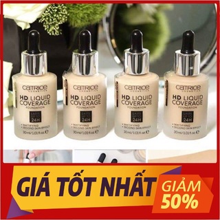 Kem nền Catrice HD, che phủ hoàn toàn các khuyết điểm, không xuống tone trong 24h (CHÍNH HÃNG)