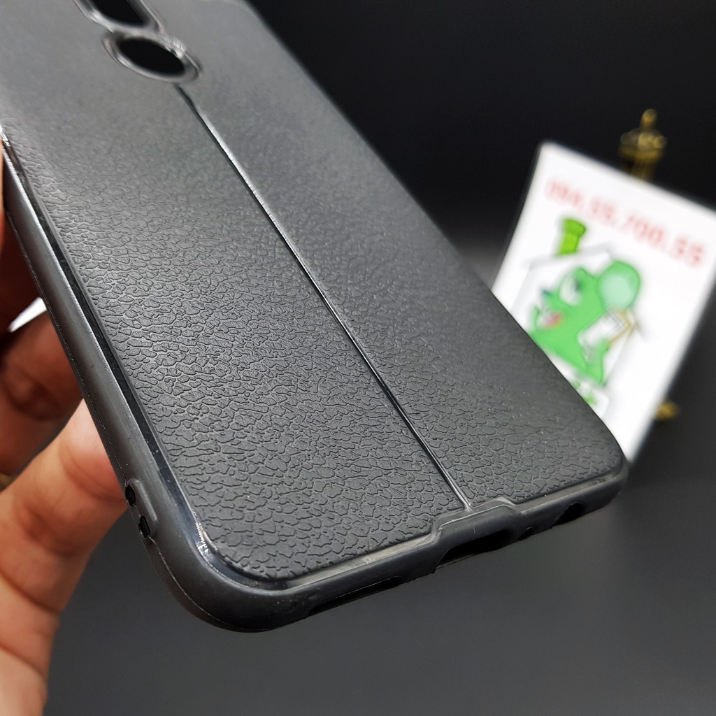 Ốp Lưng OPPO F11 PRO Dẻo Vân Giả Da Loại Thường