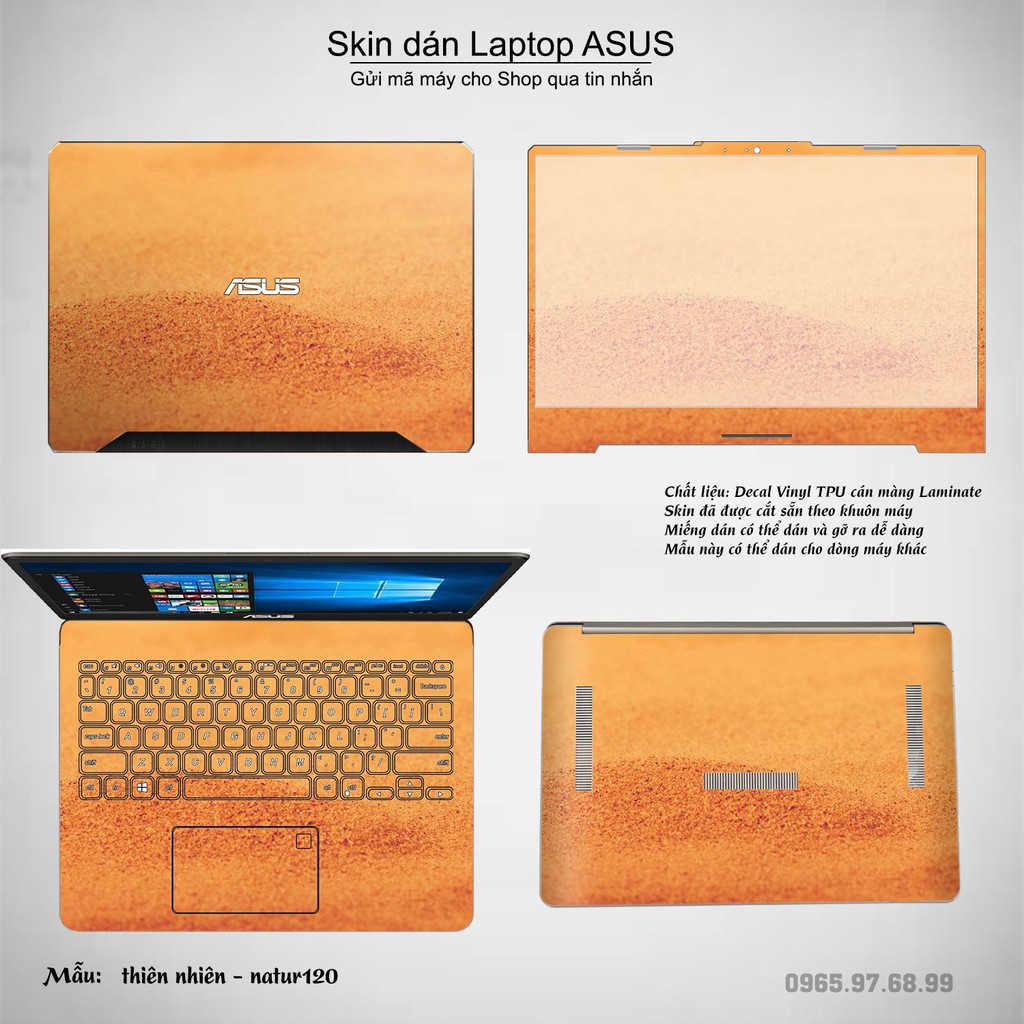 Skin dán Laptop Asus in hình thiên nhiên nhiều mẫu 6 (inbox mã máy cho Shop)