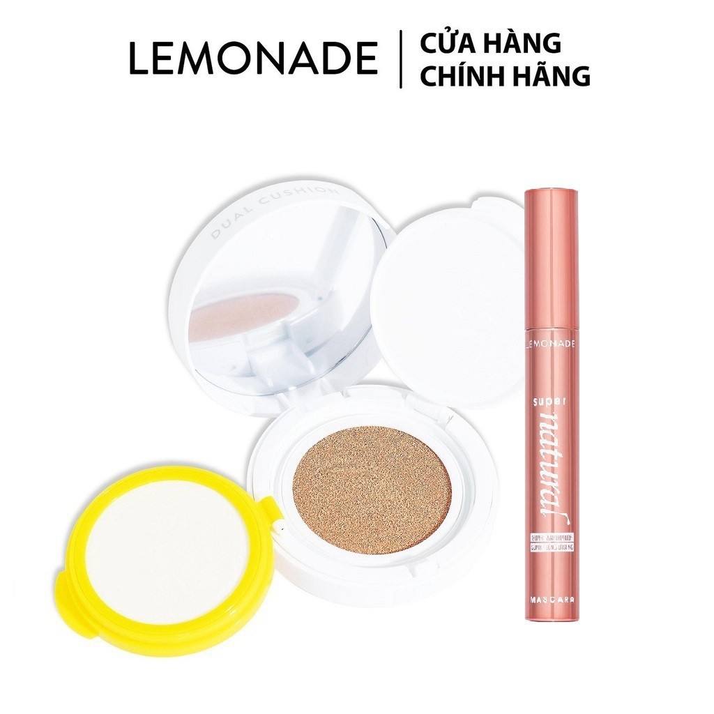 tuan099 Combo Lemonade Phấn nước kiềm dầu Matte Addict Dual Cushion 16g và Chuốt mi SuperNatural Mascara 7.5g tuan099 | BigBuy360 - bigbuy360.vn