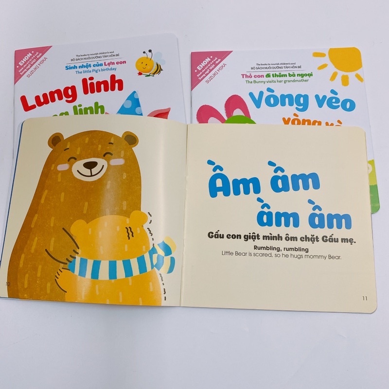 Sách - Ehon âm thanh cho bé song ngữ Việt Anh
