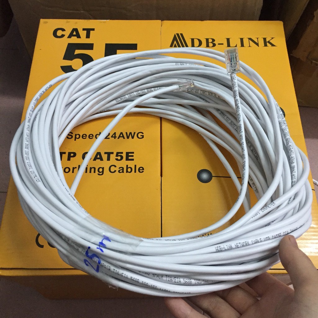 DÂY MẠNG 5m,10m, 20m ...30m bấm sẵn 2 đầu - CAT 5E xịn