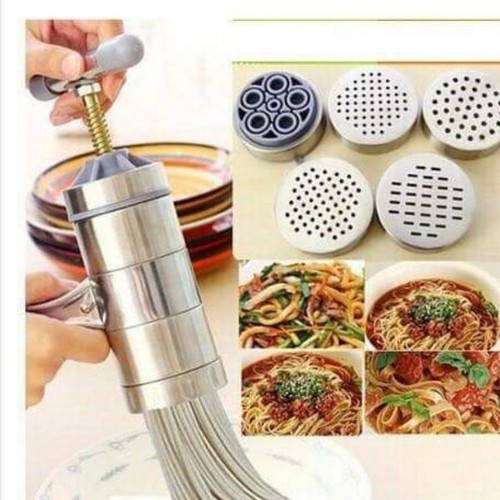 Máy Làm Bún Tươi, Mỳ Sợi 5 Đầu Cắt Inox, DỤNG CỤ LÀM BÚN TẠI NHÀ, khuôn làm bún tại nhà