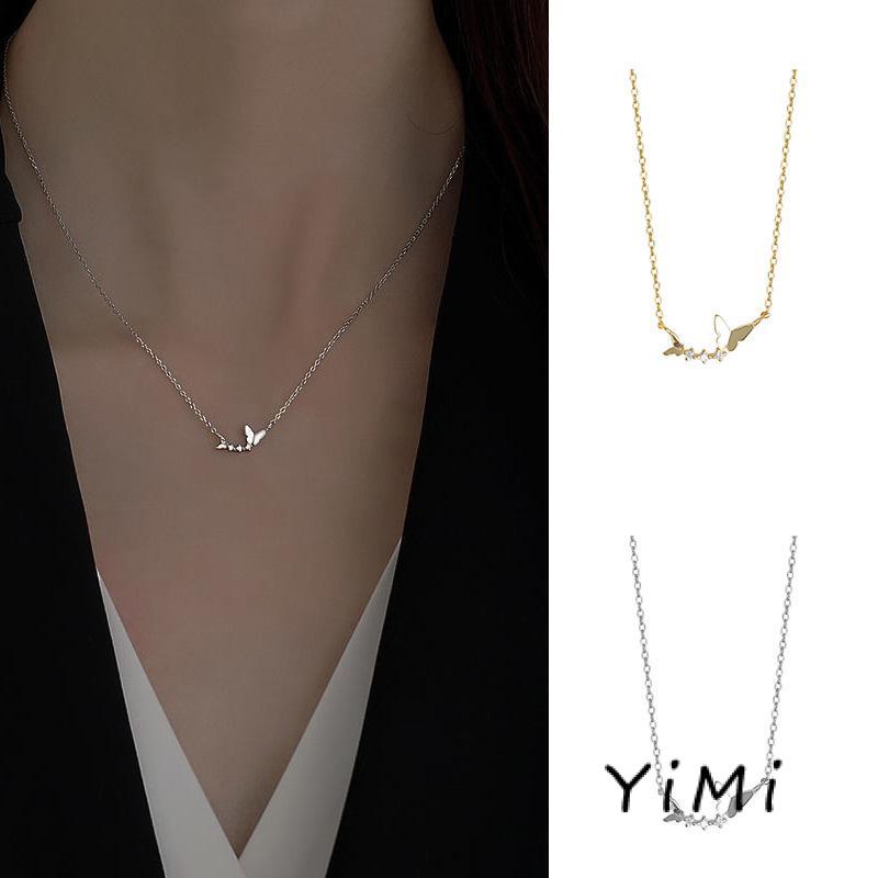 Vòng cổ Mặt Hình Bươm Bướm Phong Cách Hàn Quốc Thời Trang Cho Nữ