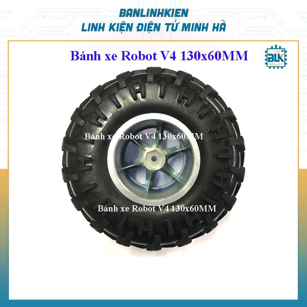 Bánh Xe Robot V4 130x60MM