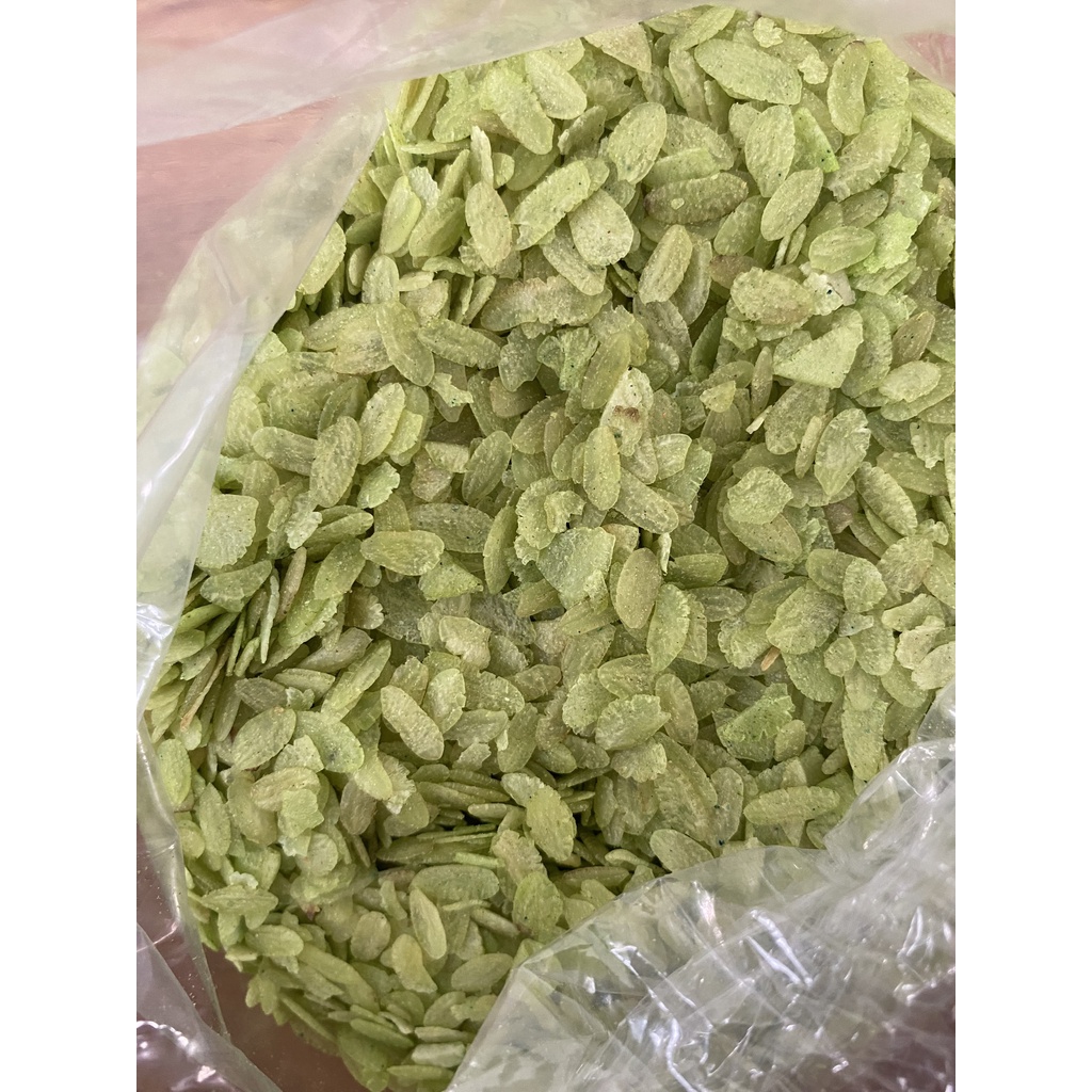 Cốm dẹp xanh làm chả,chiên tôm,làm bánh, nấu xôi,kem... [500g/1kg]