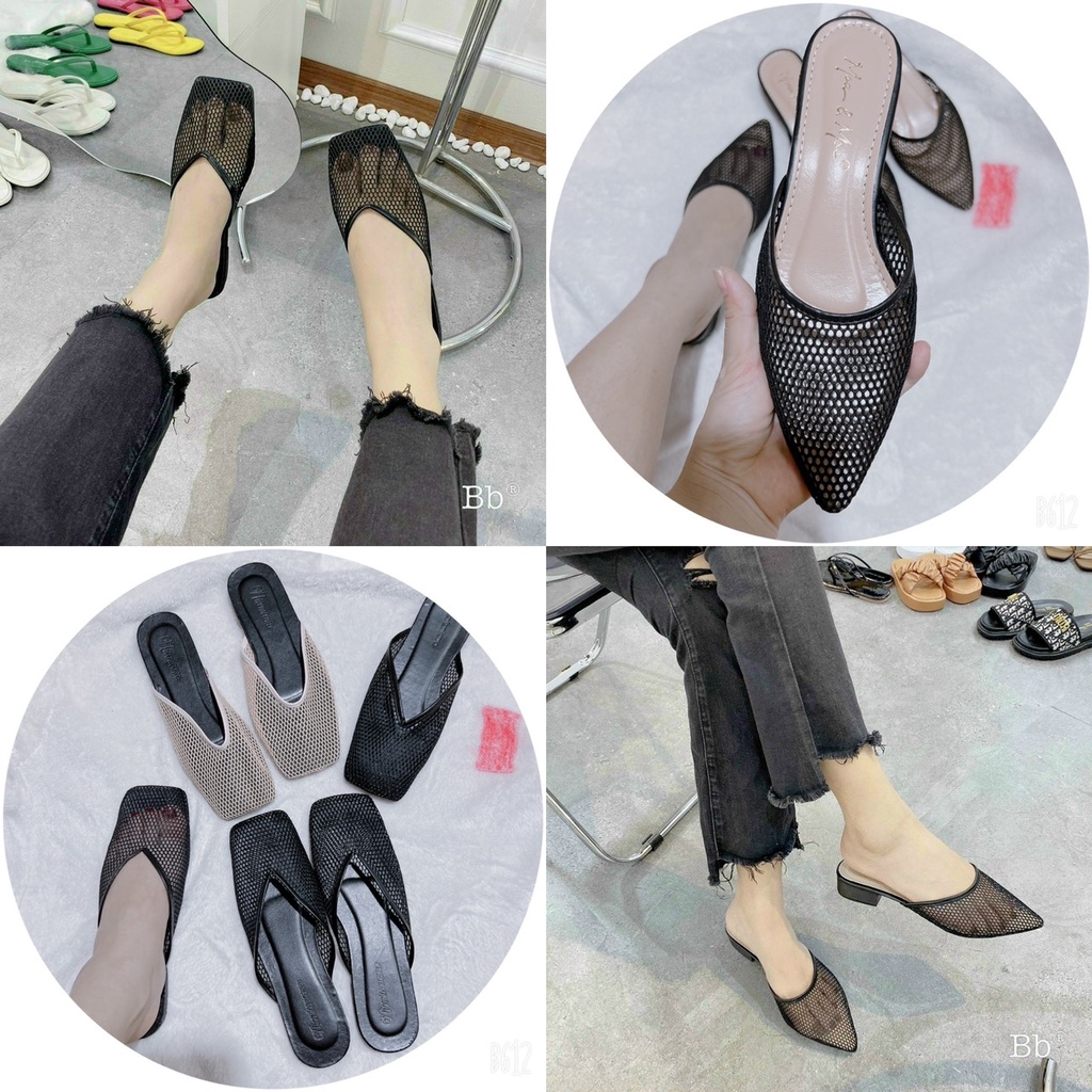 Dép xinh, Dép lưới phối kiểu