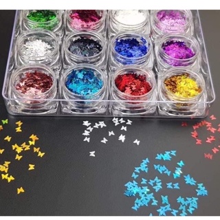 Phụ kiện hình bướm ẩn gel, ẩn bột trang trí nail - Phụ kiện nail