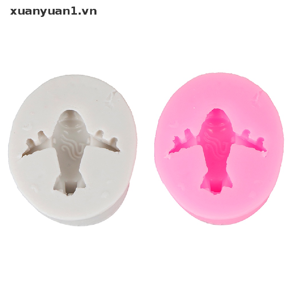 Khuôn Silicone Làm Bánh Hình Máy Bay Mini
