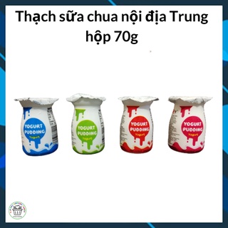 Combo 3 hộp thạch sữa chua Đài Loan hộp 70g siêu ngon