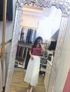 Chân váy xếp ly Uniqlo Nhật