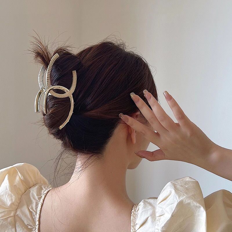 Kẹp tóc CHLINS đính đá giả và ngọc trai giả đơn giản phong cách Hàn Quốc thời trang cho nữ